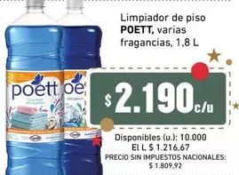 Poett - Limpiador de piso