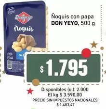 Don Yeyo - Noquis con papa