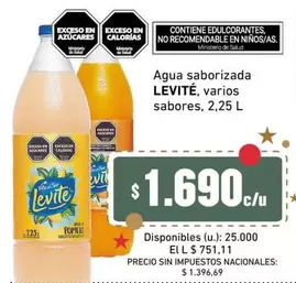 Levité - Agua saborizada
