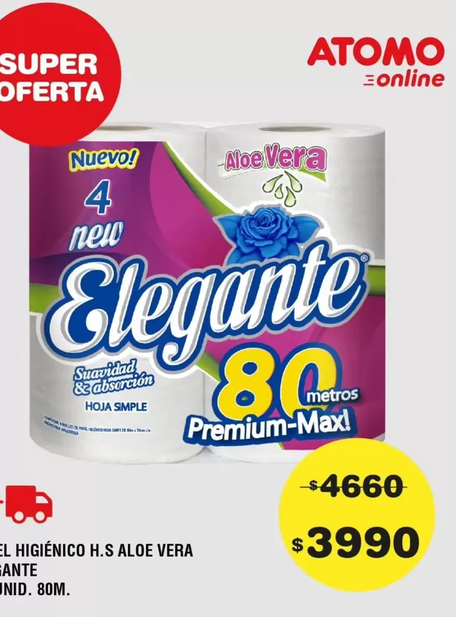 Elegante - EL HIGIÉNICO H.S ALOE VERA