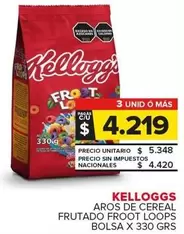 Kellogg's - Aros De Cereal Frutado Froot Loops
