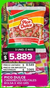 Pico Dulce - Caramelos Frutales