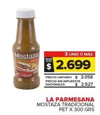 La Parmesana - Mostaza Tradicional