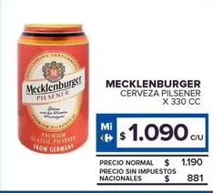 Mecklenburger - Cerveza Pilsener