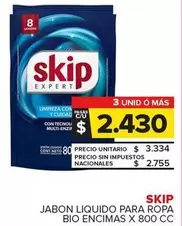 Skip - Jabon Liquido Para Ropa Bio Enzimas
