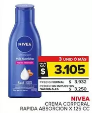 Nivea - Crema Corporal Rapida Absorcion