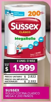 Sussex - Rollo Cocina Clasico Mega
