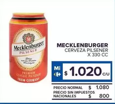 Mecklenburger - Cerveza Pilsener