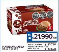 Carrefour - Hamburguesa
