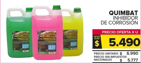 Quimbat - Inhibidor De Corrosion