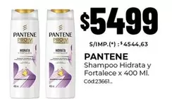 Pantene - Shampoo Hidrata y Fortalece x 400 Ml
