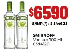 Smirnoff - Vodka x 700 MI.