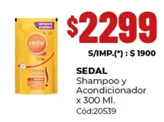 Sedal - Shampoo y Acondicionador