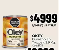Okey - Durazno En Trozos