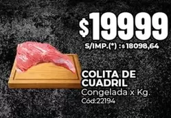 X$ - COLITA DE CUADRIL