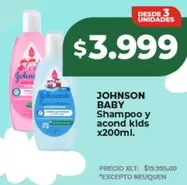 Johnson's - Shampoo y acond kids