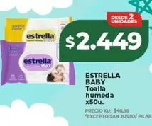 Estrella - BABY Toalla humeda