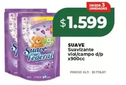 Suave - Suavizante viol/campo d/p