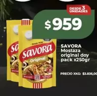 Savora - Mostaza original doy pack
