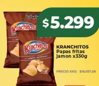Krachitos - Papas fritas Jamon