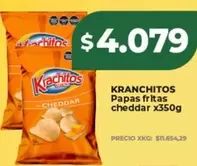 Krachitos - Papas fritas cheddar