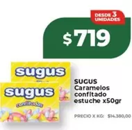 Sugus - Caramelos confitado