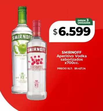 Smirnoff - Aperitivo Vodka saborizados