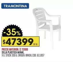 Tramontina - SILLA PLASTICA MIAMI