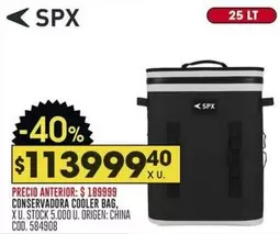 Origen - CONSERVADORA COOLER BAG