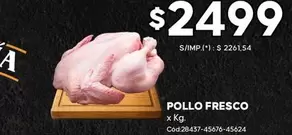X$ - POLLO FRESCO