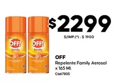 Off - Repelente Family Aerosol