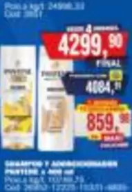 Pantene - SHAMPOO Y ACONDICIONADOR