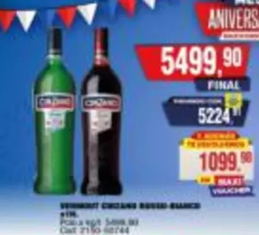 CAT - VERMOUTH CINCANO ROSSO BIANCO