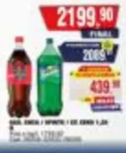 COCA COLA / SPRITE / ICE COLA 1.75L