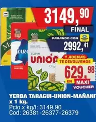 Suave - TARAGUI-UNION-MAÑANI