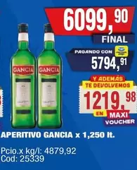 Gancia - APERITIVO GANCIA