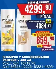 Pantene - SHAMPOO Y ADONCICIONADOR