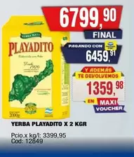 Playadito - YERBA PLAYADITO X 2 KGR