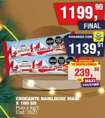 Bariloche - CROCANTE MANI