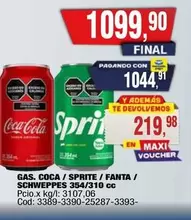 Sprite - COCA / SPRITE / FANTA / SCHWEPPES