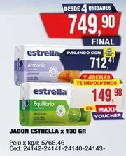 Estrella - JABON x 130 GR