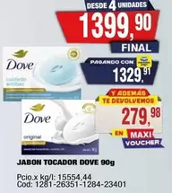 Dove - JABON TOCADOR