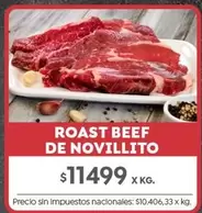 X$ - ROAST BEEF DE NOVILLITO