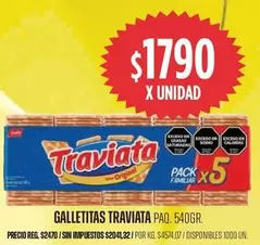 X$ - GALLETITAS TRAVIATA
