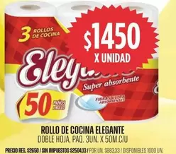 X$ - ROLLO DE COCINA ELEGANTE