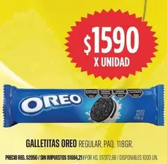 Oreo - GALLETITAS REGULAR