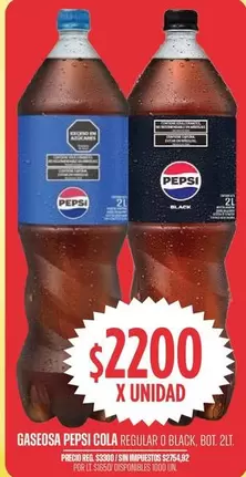 Pepsi - PEPSI COLA REGULAR O BLACK