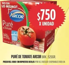 Arcor - PURÉ DE TOMATE