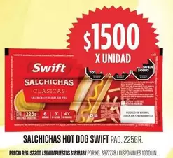 Swift - SALCHICHAS HOT DOG