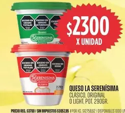 La Serenísima - QUESO